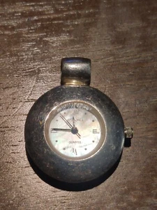 Merona 925 Sterling Silver Steel Dial watch pendant fob - Picture 1 of 5
