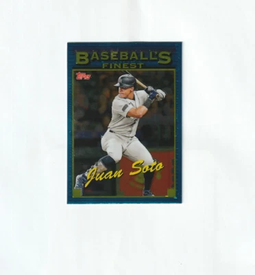 2024 Topps Finest - What If…1993 Finest Prototypes #93-9 Juan Soto - Image 1 of 2