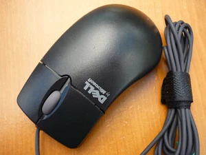 Vintage Dell Microsoft IntelliMouse 1.3A Mechanical Ball Mouse - Cleaned Tested - Picture 1 of 4