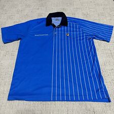 FILA Sony Ericsson Open XL Tennis Staff Volunteer Embroidered Polo Shirt Blue