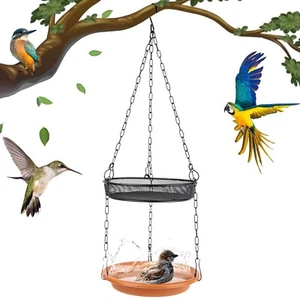 Hanging Bird Bath Hanging Bird-Feeder-Tray - Picture 1 of 7