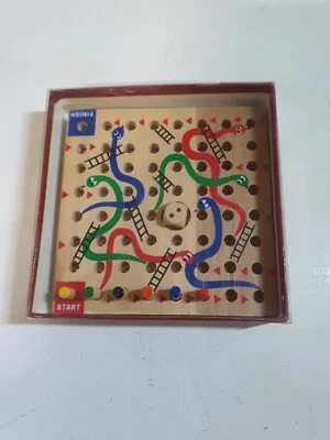 Hand Crafted "Snakes And Ladders" Travel Game Paul Lamond Games - Image 1 of 4