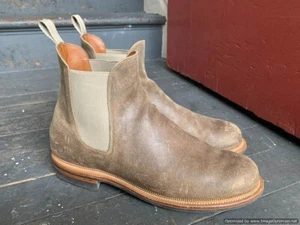 Viberg Leather Chelsea Boots Waxy Commander 11.5 E - Canada - 2030 last - Picture 1 of 20