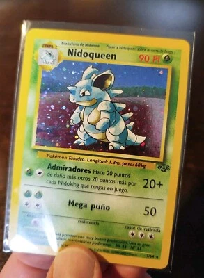 Nidoqueen 7/64 Dschungel HOLO Near Mint Spanisch Pokémon Sammelkartenspiel  - Bild 1 von 3