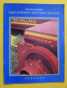 Original SPERRY NEW HOLLAND Farm Equipment Buyers Guide 1986 Katalog Prospekt - Bild 1 von 2