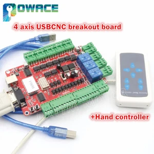 4 Axis USB Breakout Board Interface Controller Hand Controller for CNC Router - Picture 1 of 7