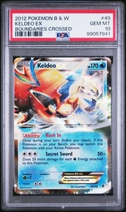 2012 Pokemon Keldeo EX 49/149 B&W Boundaries Crossed Holo GEM MINT PSA 10 - Picture 1 of 2