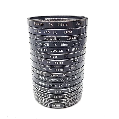 Various Brands 55mm Skylight (1A) Camera Lens Filters - Image 1 of 3