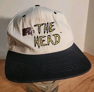 Vintage MTV The Head Snapback Hat 1990's animation - Picture 1 of 8