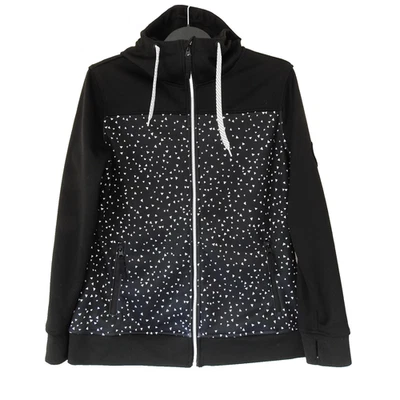 686 Ella Bonded Fleece Waterproof Hoodie Womens L Technical Outerwear Jacket - Image 1 of 4