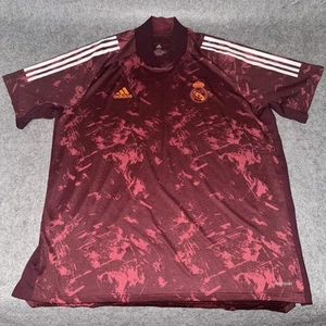 Real Madrid Jersey Mens 2XL Red Training Soccer Futbol Adidas - Picture 1 of 6
