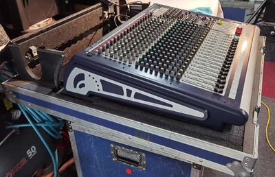Soundcraft GB4 16:2:2  channel Analogue Mixer. Flightcase, multicore & manual. - Image 1 of 4