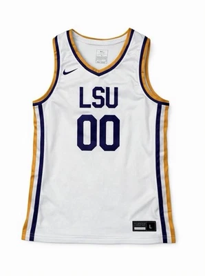 Camiseta de baloncesto Nike LSU Tigers digital blanca #00 para hombre muestra grande Foto 1 de 4