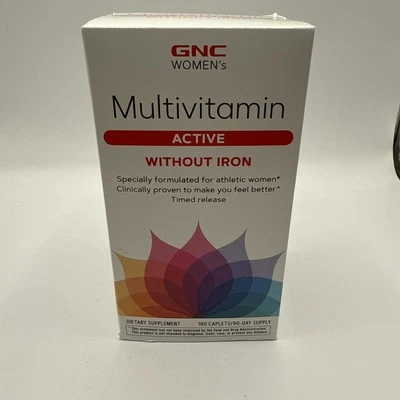 GNC Women's Multivitamin Active Without Iron - 180 Caplets - Image 1 of 4