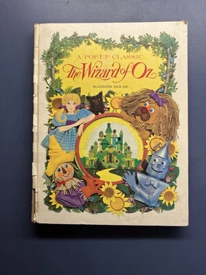 The Wizard Of Oz - A Pop-Up Classic 1960's Random House Hardcover - READ - Image 1 of 4