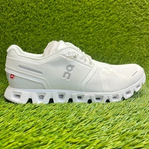 On Cloud 5 Mujer Talla 8 Blanco Sin Teñir Atlético Correr Entrenamiento Zapatos Tenis - Imagen 1 de 10