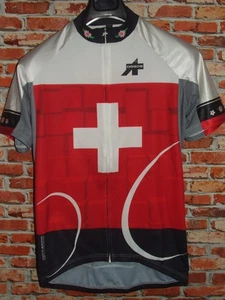 Schweiz ASSOS Fahrradtrikot Trikot Maillot Radsport Größe XL - Picture 1 of 3