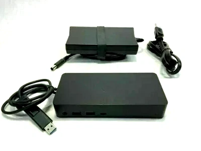 DELL D6000 USB-C 3.0 DOCKING STATION WITH 130W ADAPTER - Image 1 of 4