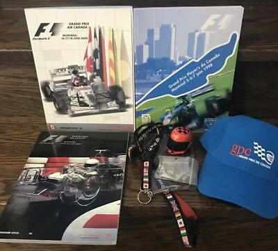 Formula 1 Canada Grand Prix Canada 1990's 2000's Programs & Hat & Souvenirs - Image 1 of 4