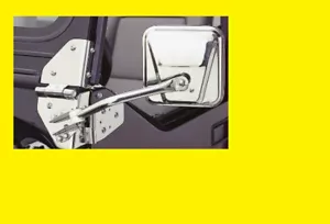 Stainless steel MIRRORS 7417 55-95 for Jeep wrangler Mirror for CJ YJ CJ style - Bild 1 von 3