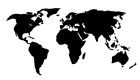 Aufkleber Weltkugel Weltkarte Europa Europa Erdkugel Auto Wohnwagen Wand 43