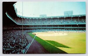 c1950s Yankee Stadium Interior Baseball Field Vtg New York City NYC NY Postcard