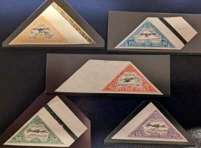 ЭСТОНИЯ 1925, ПОЛНЫЙ VF ПЕРФОРИРОВАННЫЙ АВИАПОЧТА MNH КОМПЛЕКТ - Изображение 1 из 2