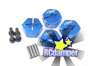 ALUMINUM 14MM x 7MM HEX DRIVE ADAPTER B 4PCS AXIAL 1/10 WRAITH SCX10 AX10 SCX-10 - Picture 1 of 1