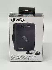 Jensen SCR-75 Stereo Kassettenabspielgerät mit AM/FM Radio - schwarz - Bild 1 von 5
