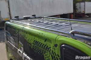 Passend 2013 - 2018 Ford Transit Tourneo Custom EDELSTAHL Dachschienen + Querstangen - Bild 1 von 11
