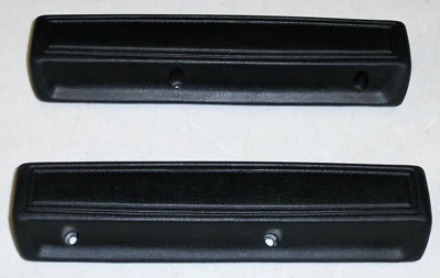 Pair 13" Black Arm Rests Pads LH RH for 1966-69 Dodge C Body new yorker polara - Image 1 of 4