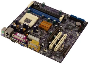 ECS K7VMM REV: 1.2A s.462 DDR AGP PCI mATX VIA ProSavageDDR KM266 - Bild 1 von 3