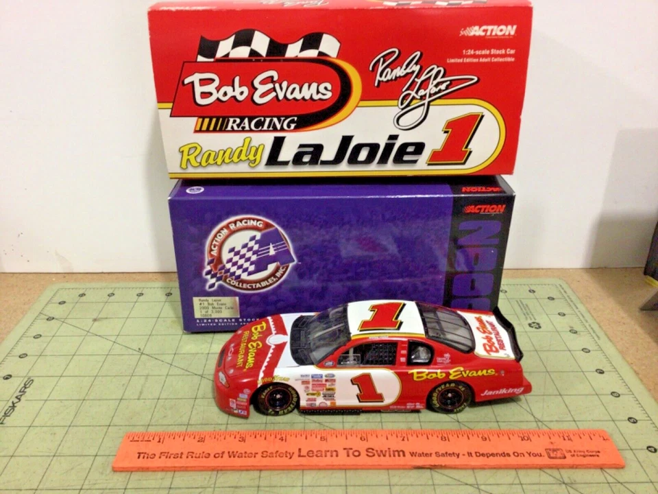 1:24 Action 2000 Randy LaJoie #1 Monte Carlo Bob Evans Restaurant race car - Image 1 of 4