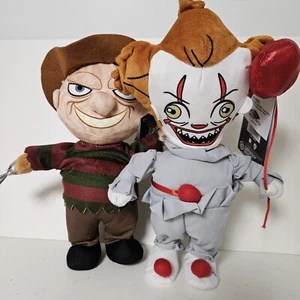 Gemmy 2023 Horror Movies Freddy Krueger & Pennywise 12” Animated Waddlers NWT - Picture 1 of 8
