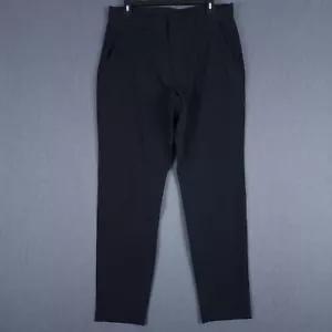 Fabletics Pants Mens 31x32 (Fits 31x30.5) Black The Only Pant Classic Fit - Picture 1 of 12