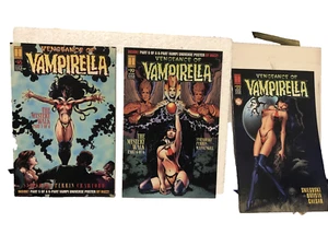 HARRIS COMICS: Vengeance of VAMPIRELLA #18 & 22-NM, #19 VF+, '95-96 - Bild 1 von 7