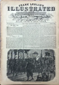 Ilustrado de Frank Leslie de 1859 - 5 portadas originales - La guerra de Cerdeña - Imagen 1 de 9