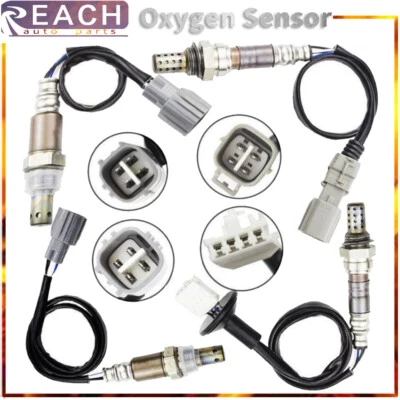 Sensor de oxígeno O2 superior+inferior 4 piezas para Toyota Sienna V6 2007 2008 2009 2010 3,5 L Foto 1 de 4