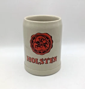 Stein Holsten Germany Breweriana Bier Trinkgeschirr Keramik Pottery Ritter Pferd - Bild 1 von 6