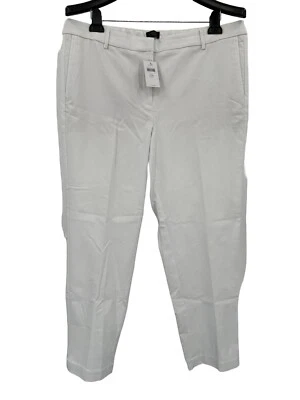J. Jill Wherever Pants 20W White Refined Woven Trouser Stretch Straight Women's - Image 1 of 4