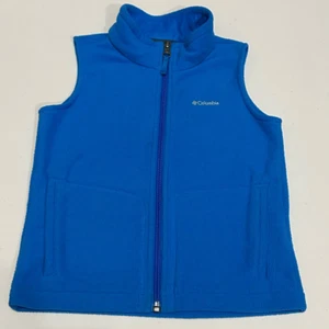 Columbia Sportswear Company | Blue Fleece Sleeveless Vest | Toddler Size 4T - Picture 1 of 7