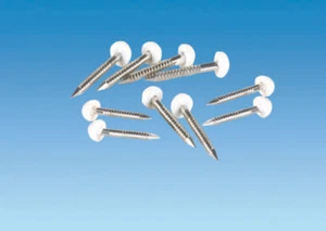 PINES POLYTOP BLANCOS 25mm PARA VENTANA CARAVANA TAPA PLÁSTICO X PAQUETE DE 20 - Imagen 1 de 1