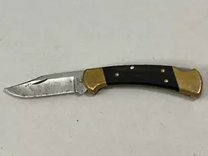 Vintage BUCK USA 112 Hunting Folding Pocket KNIFE - Great condition - Picture 1 of 10