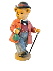 Franklin Mint Mr Money Paws Bear Teddies on The Prairie 3,75”h - Bild 1 von 13