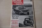 1) Auto Motor Sport 25/1967 - Opel Olympia 1700 mit 7 - Wirklich gut? VW Käfer