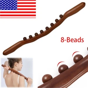 Holz Guasha Stick Massagewerkzeuge Holz Guasha Werkzeug Massagegerät Rollstab Therapie - Bild 1 von 9