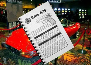 ASTRA MODEL A-75 Semi Automatic Pistol 9mm 40SW 45acp Gun Owners Manual A75 - Picture 1 of 1