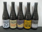5 Beer Bottles Amber Collection Ambiciosas. Ed. Limitada. With Badge