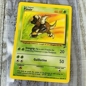 Pinsir 29/130 Base Set 2 NON-HOLO Rare Pokemon Card - Picture 1 of 3