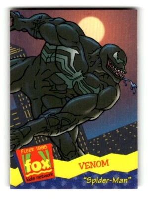 1995 Fox Kids Network Spider-Man Collectible Trading Card #82 Venom - Image 1 of 4